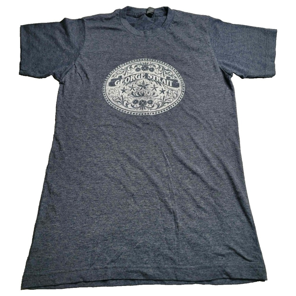 George Strait Concert Tour T-Shirt Adult Small Gray Country Music